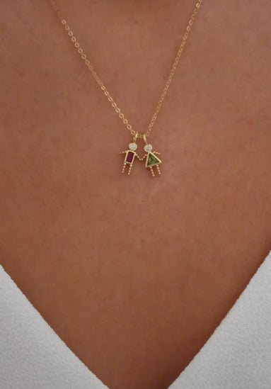 Twelve Zodiac Stone Pendants For Boys, Girls And Ladies, Gilded And Inlaid Zircon Pendants