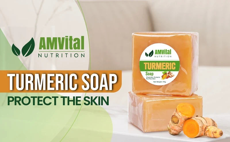 AMVital Turmeric Shower Duo (Soap + Scrub)