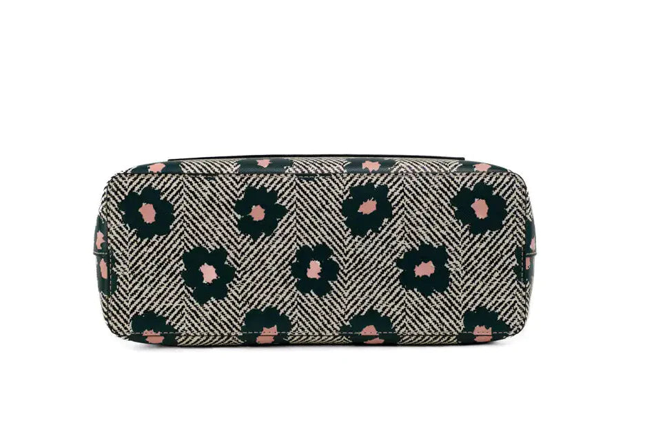 Style Loft Collection x Kate Spade Daily Saffiano Vegan Leather Herringbone Floral Tote