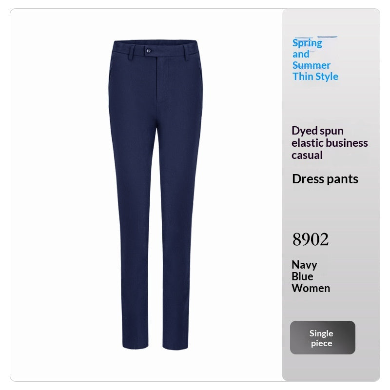 High-waisted Tailored Draping Formal Trousers That Flatter