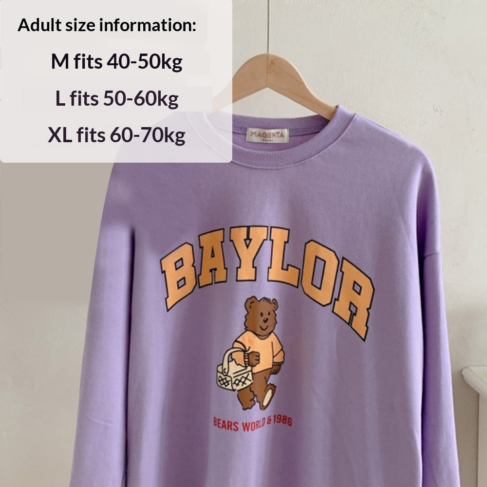 Autumn And Winter Parent-child Pet Clothing Dog Clothes And Supplies Fleece-lined