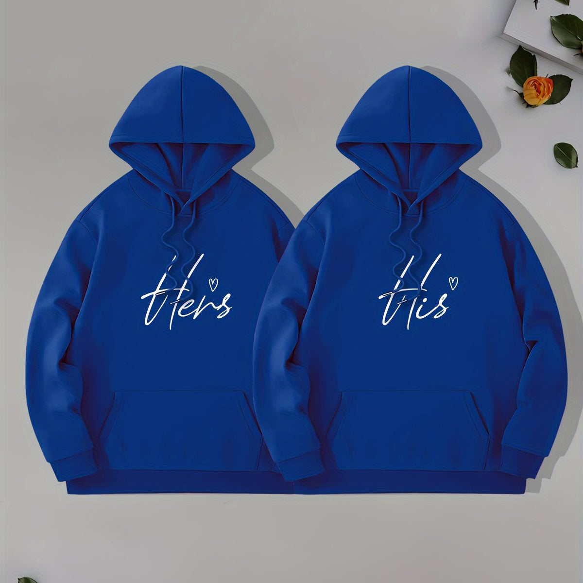 Stylish Casual Loose-fitting Unisex Hoodie For Couples