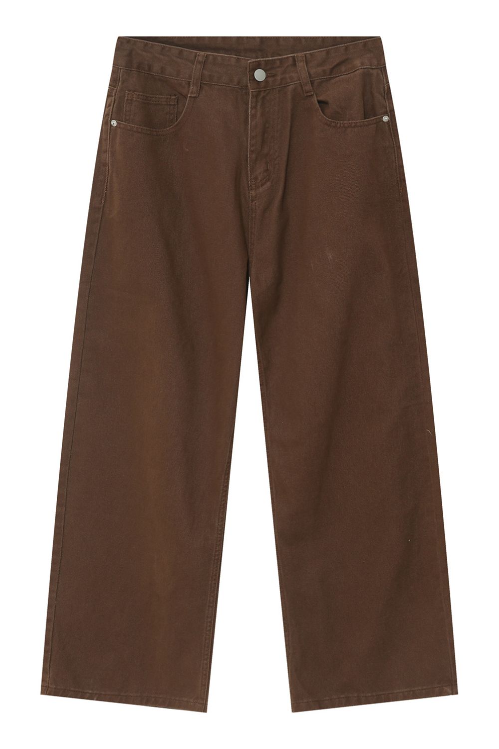 Pocketed Wide Leg Men's Jeans