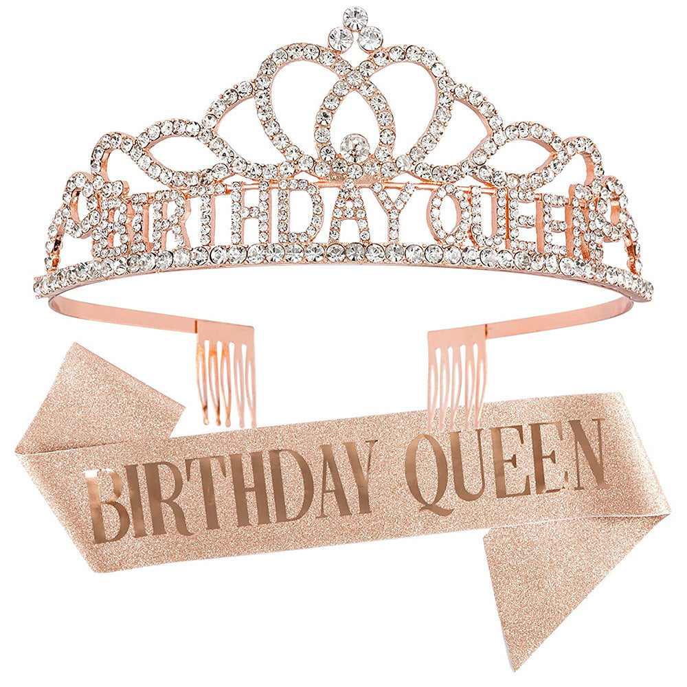 Party Decorative Crown Shoulder Strap