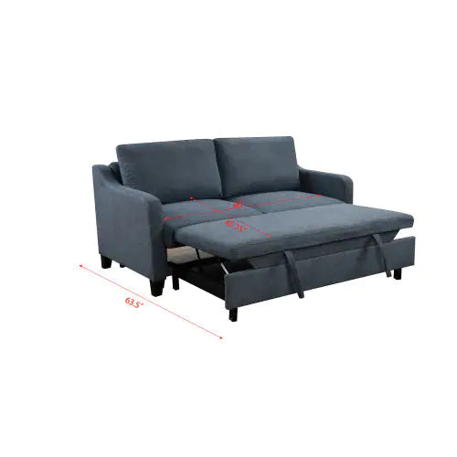 Style Loft Collection Navy 3-in-1 Convertible Queen Sofa Bed