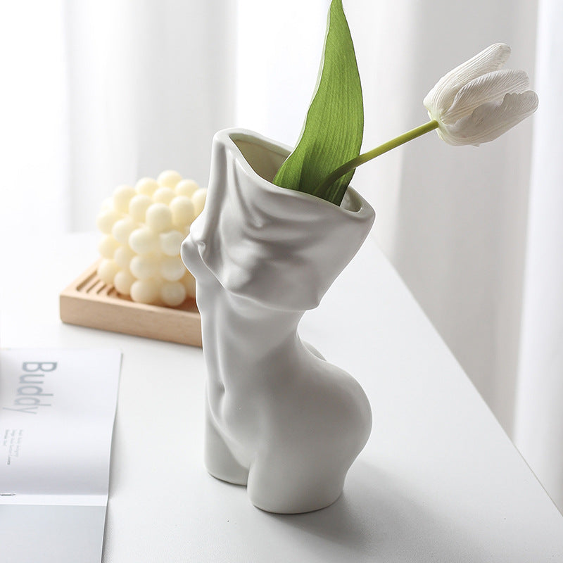 Decorative Utensils, Artist's Home, Living Room, Flower Arrangement, Female Body Art, Vase