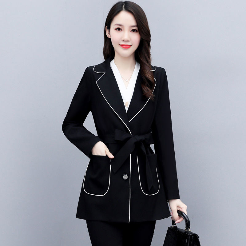 Slim High-End Versatile Spring Jacket for Girls
