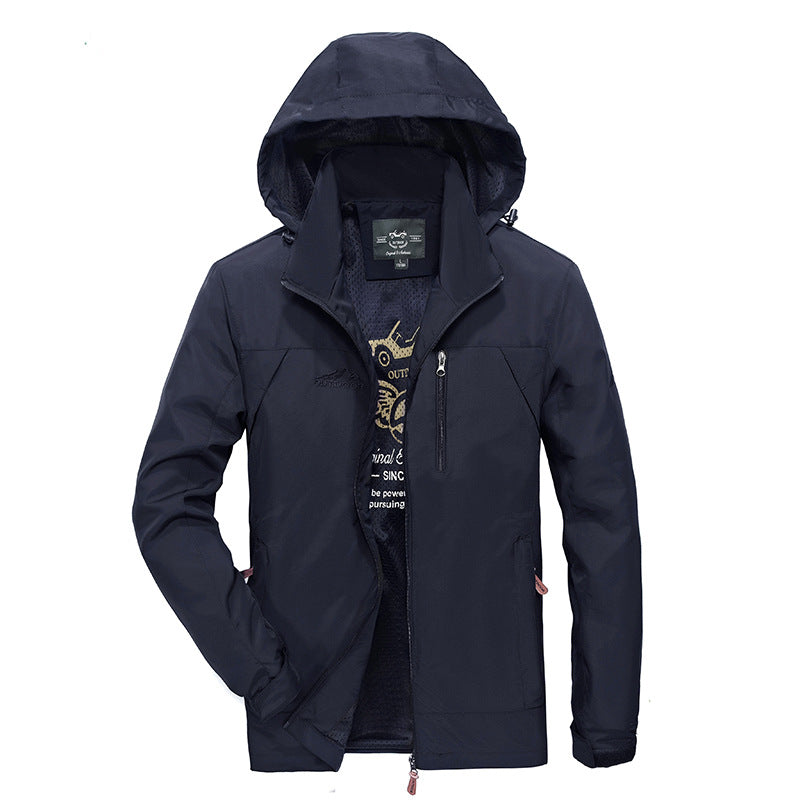 Men's Lightweight Tactical Jacket for Outdoor Casual Wear