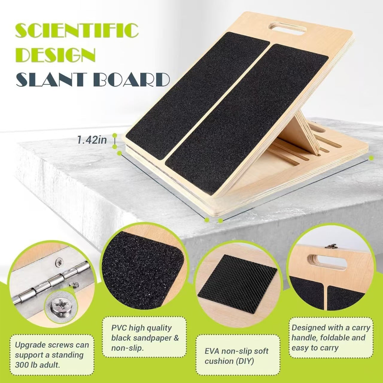 Portable Calf Stretcher Incline Step
