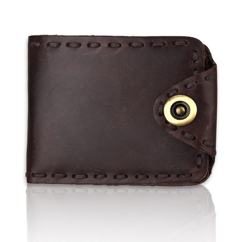 Vintage Men's Long Cowhide Wallet