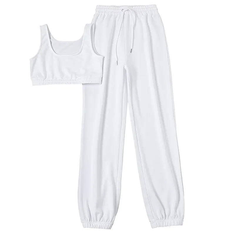 Style Loft Collection Spot Me Two-Piece Crop Top and Pants Set