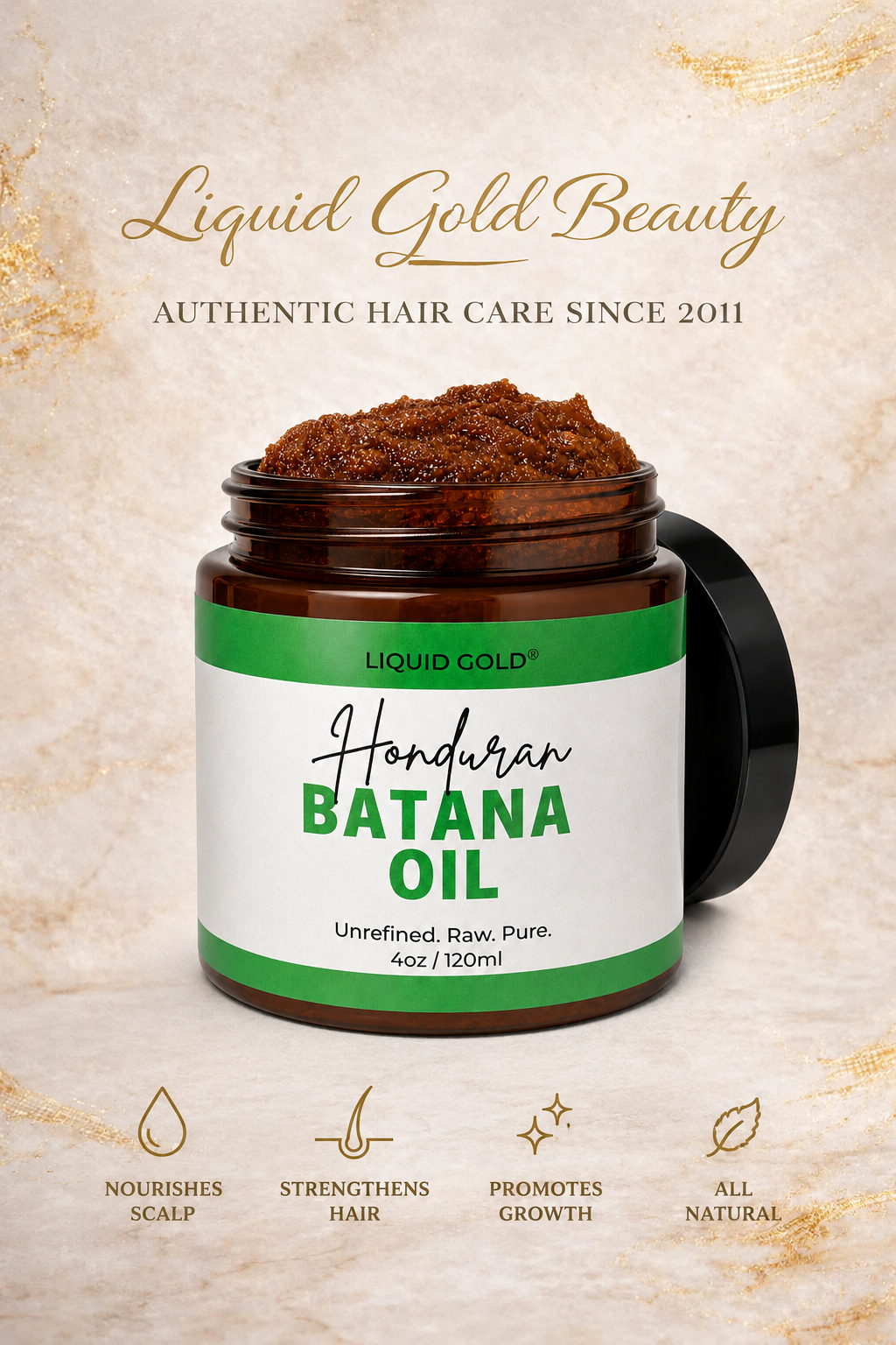 Authentic Raw Batana Oil – Imported From Honduras