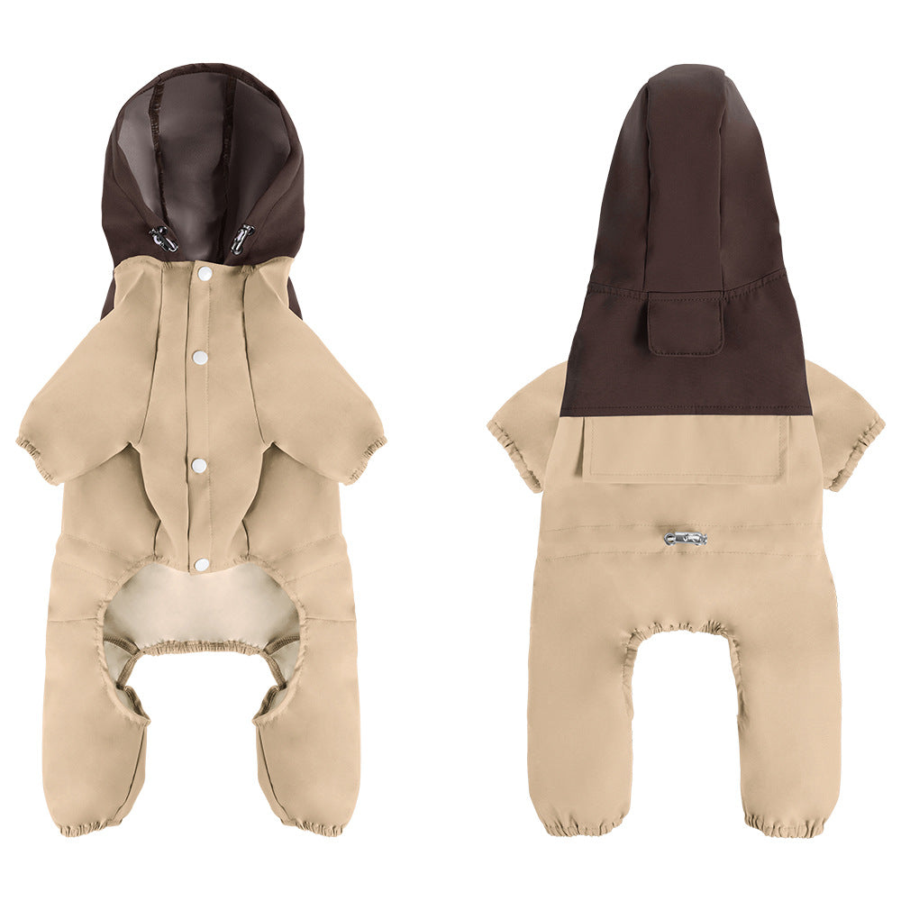 Pet Small And Medium Sized Dog Waterproof And Dustproof Shell Jacket