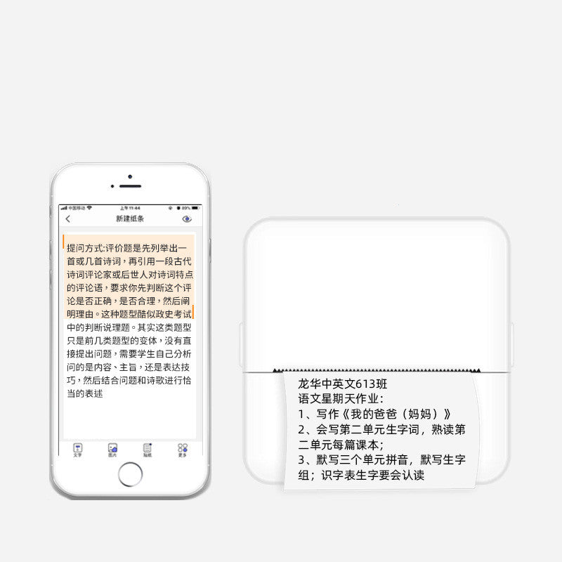 Portable Thermal Printer for Quick Questions