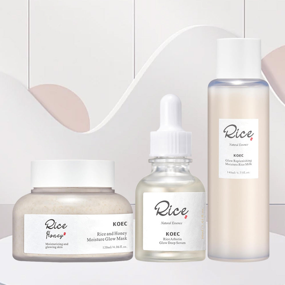 Honey Facial Skin Care Three-piece Moisturizing Care