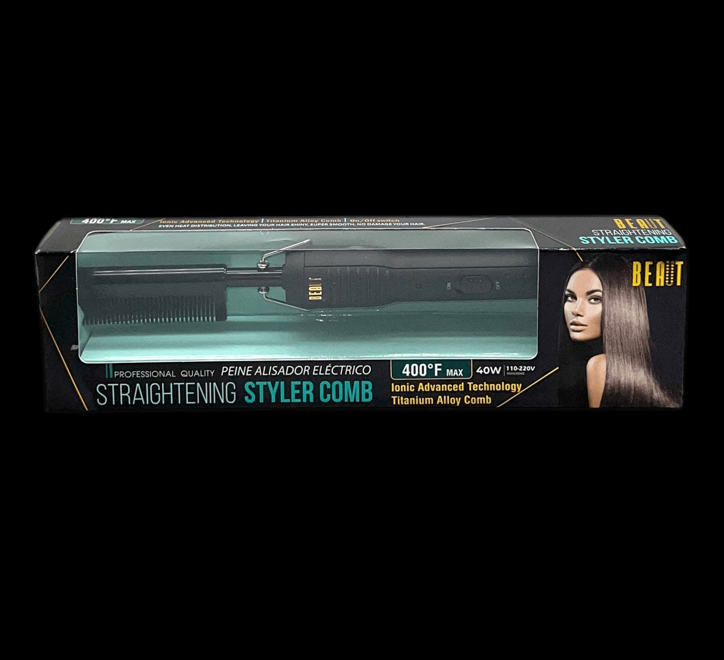 BEAUT  Straightening Styler Comb 400 °F max