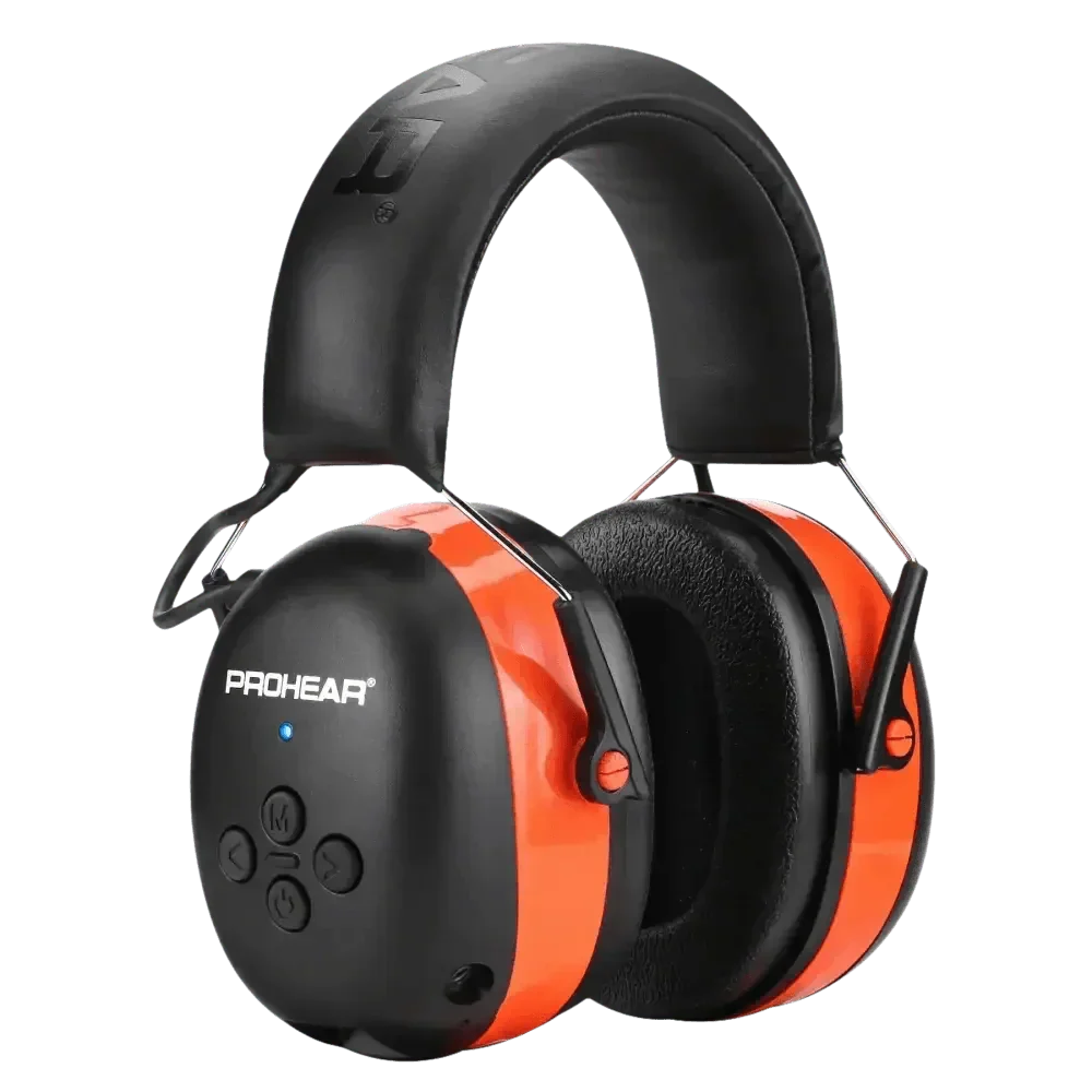 Black Noise Canceling Bluetooth Earmuffs