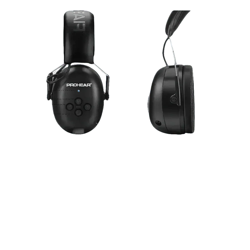 Black Noise Canceling Bluetooth Earmuffs