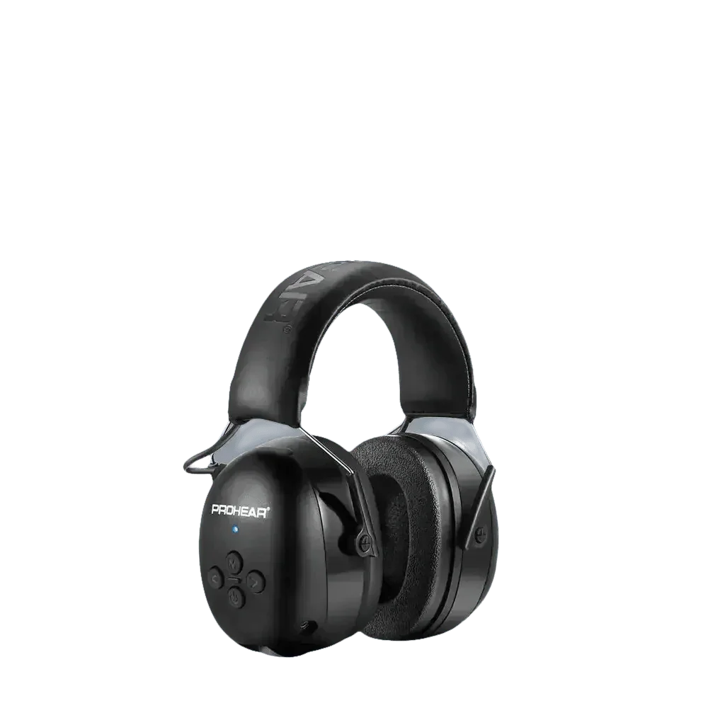 Black Noise Canceling Bluetooth Earmuffs