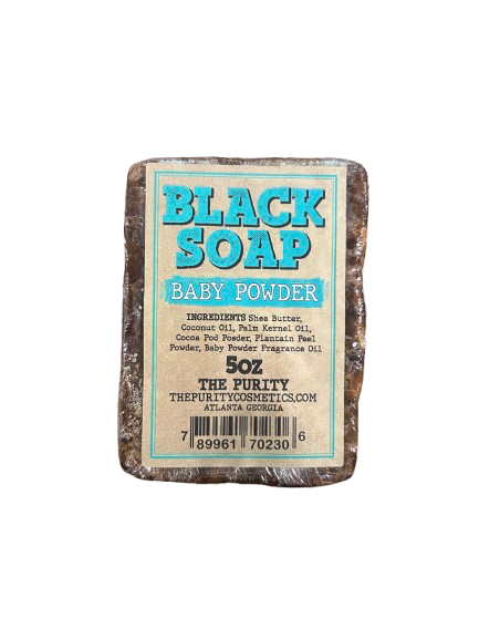 The Purity Black Soap Bar, 5oz