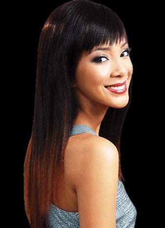 Bobbi Boss HIT 5 Human Hair Blend Weaving NATURAL SLEEK 1B