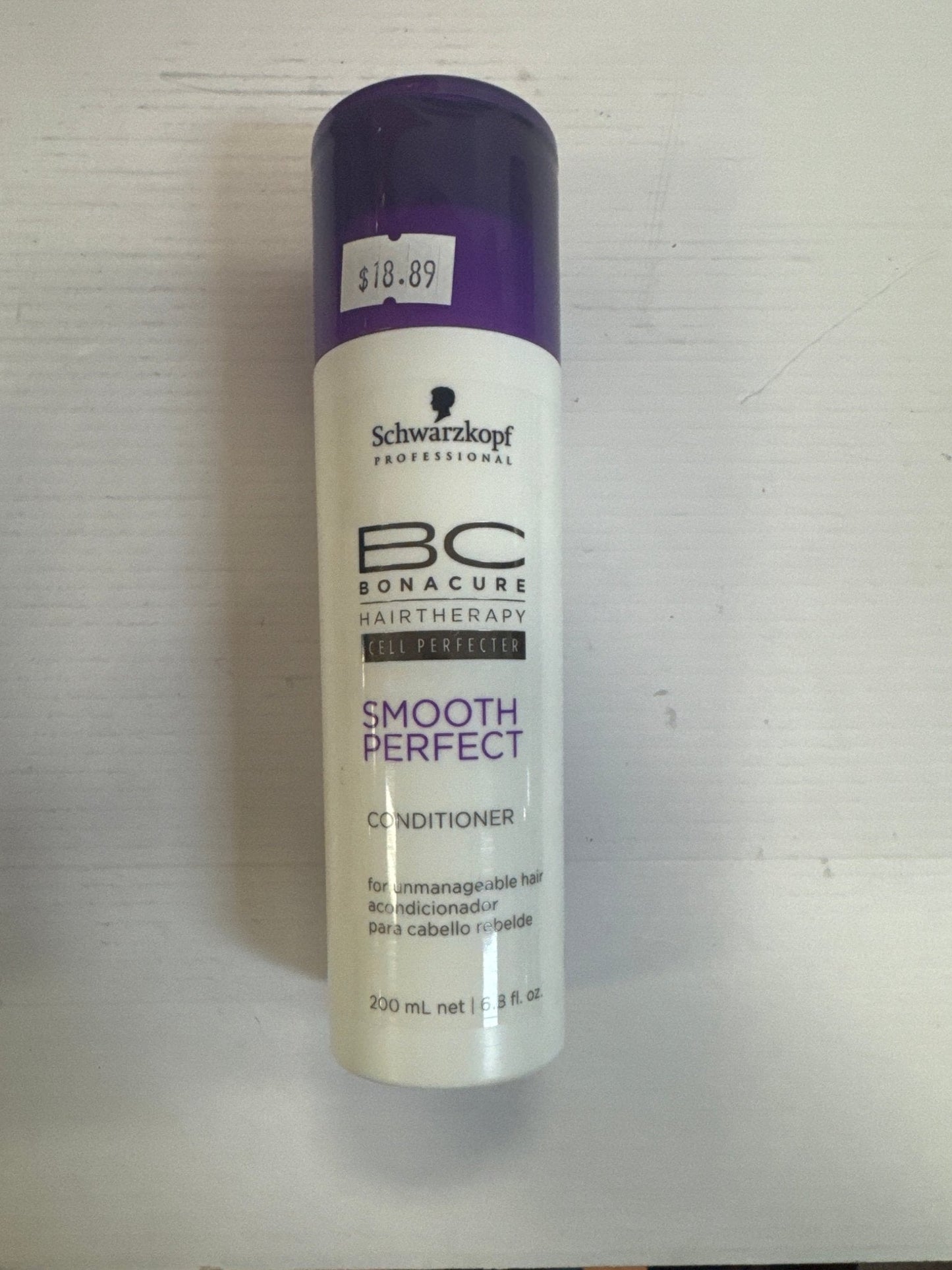 Bonacure Smooth Perfect Conditioner - Schwarzkopf - 6.80oz