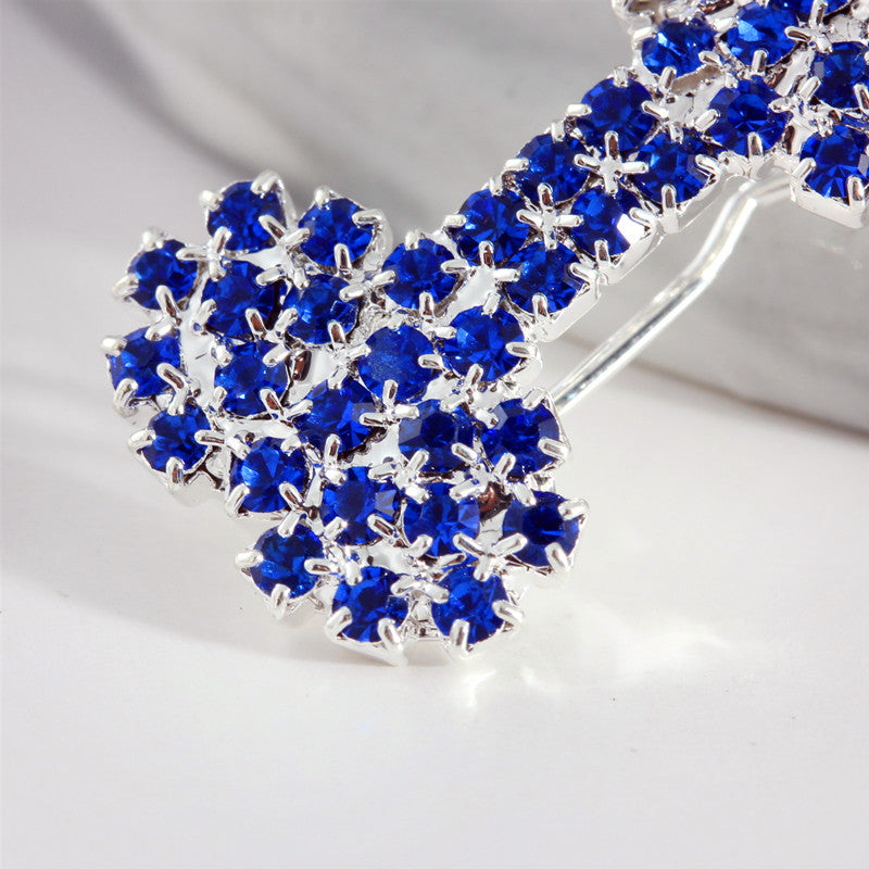 Pet Cat And Dog Ornament Diamond Dog Bone Barrettes