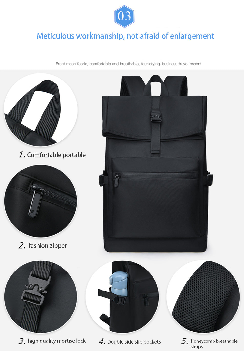 Style Loft Collection StyleSchool Zaptro 15.6 Inch Waterproof Computer Backpack