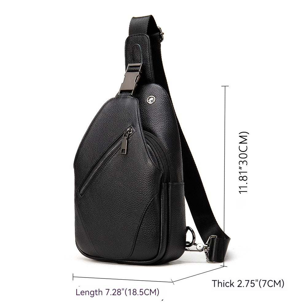 Authentic Leather All-match Crossbody Bag