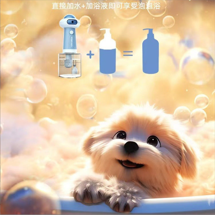Pet Bath Shower Gel Bubbler