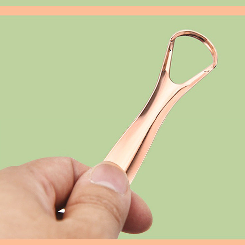 Tongue Coating Cleaner Anti-halitosis Oral Cleaning Tools Iron Boxes