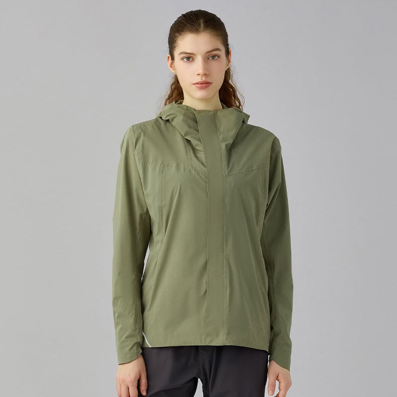 Warm Wool Lined Windproof Soft Shell Jacket with Tape