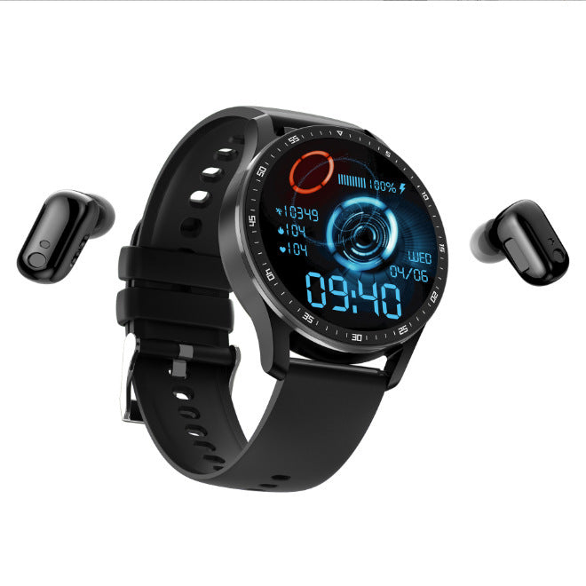 Smart Watch Bluetooth Calling 2-in-1 Headset Smart Athletic Bracelet