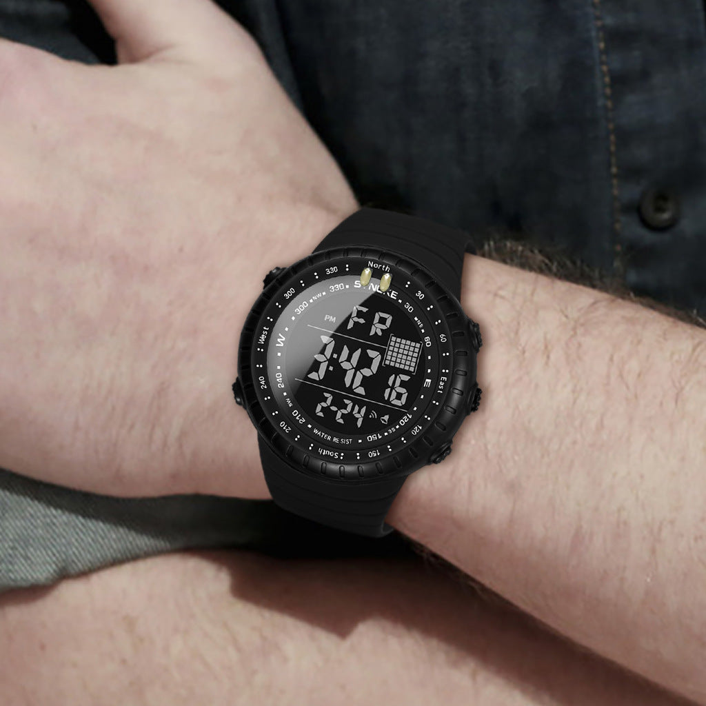 Waterproof Multifunctional Outdoor Electronic Watch Men