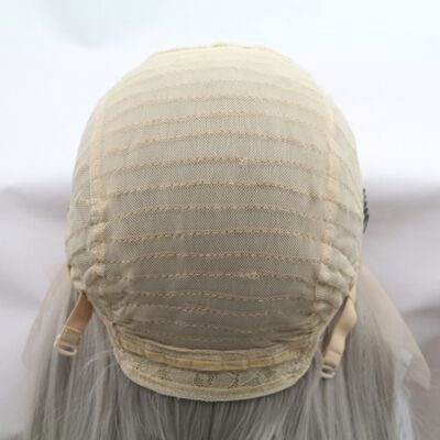 Synthetic Lace Front Mid-length Straight Wig, 12"