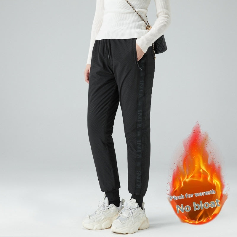 Tactical Pants Men's And Women's Waterproof Windproof Thick Cotton-padded Trousers Cold-proof Lambswool