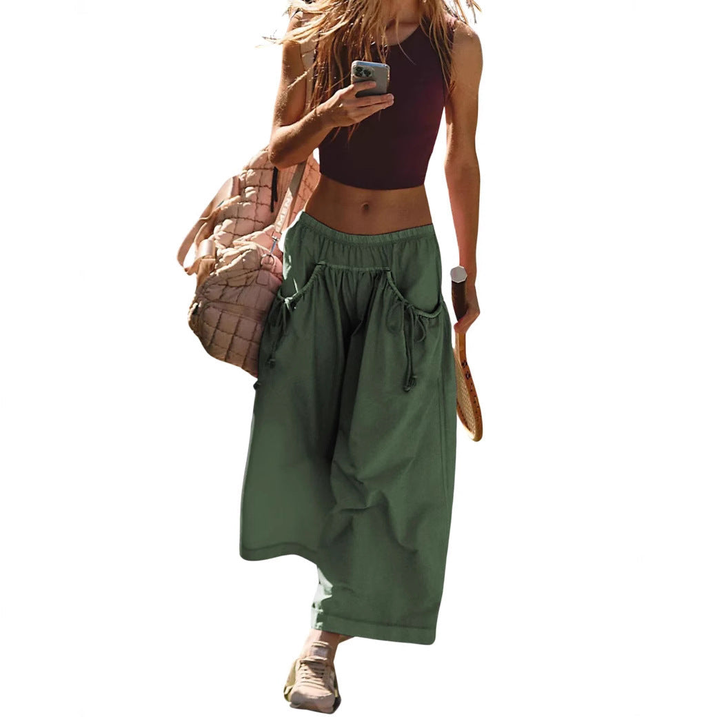 European And American Street Casual Pants Bell-bottoms