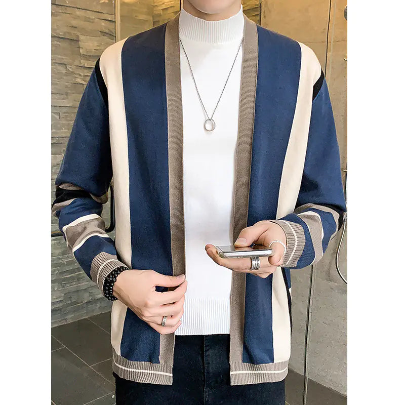 Style Loft Collection It's In My DNA Striped Knit Cardigan