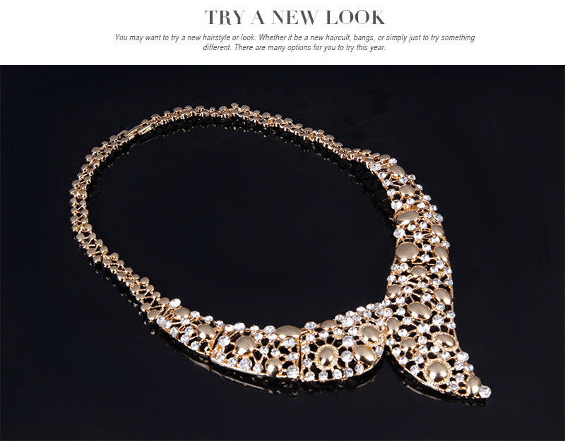 Four-piece Dinner Dress Accessories Alloy Set