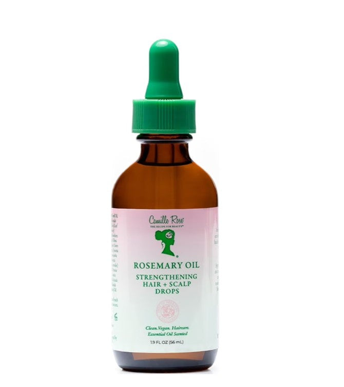 Camille Rose Rosemary Oil Strengthening Olive Oil Nourish & Lengthen Hair & Scalp Drops, 1.9oz