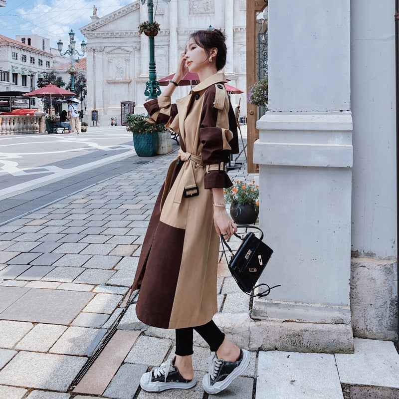 Korean High-End British Style Long Casual Jacket