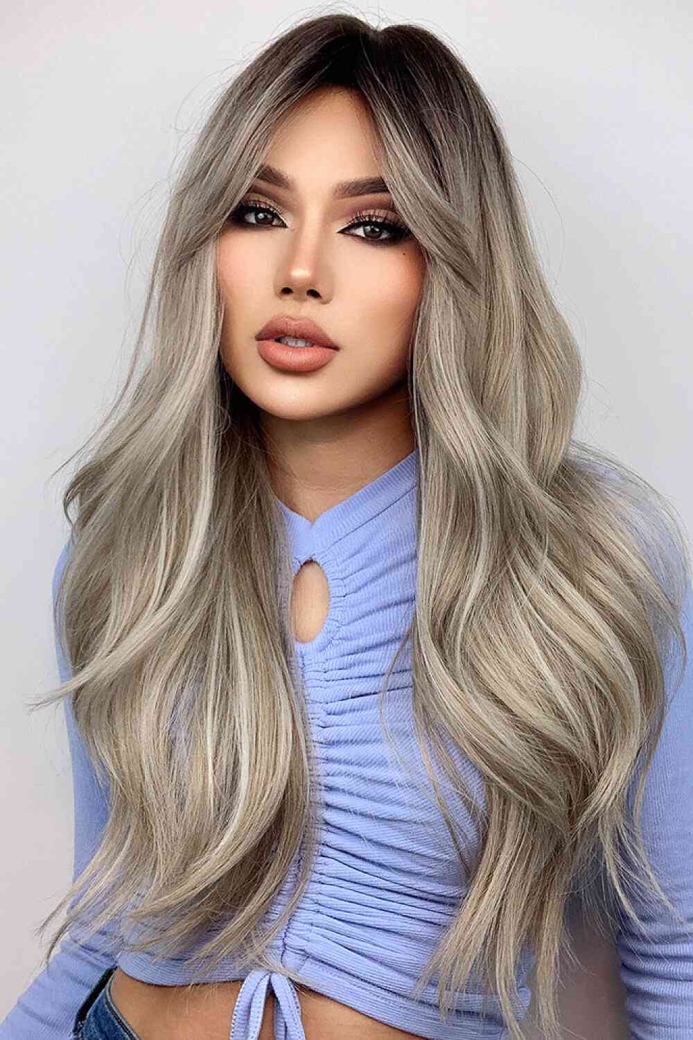 Synthetic Cap Long Wave Wig, 26''