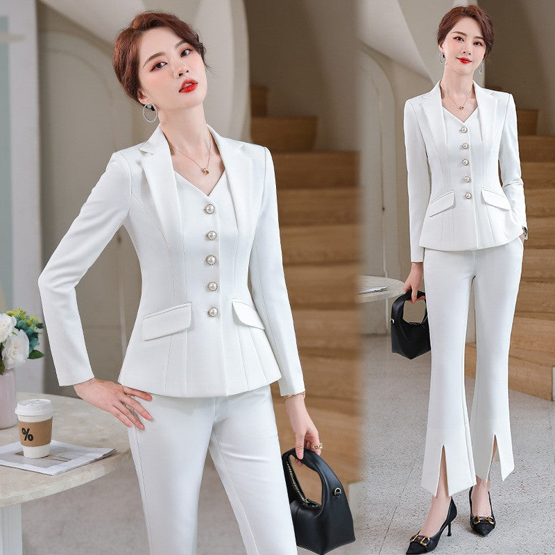 Women’s Office Business Suit Jacket and Pants Set