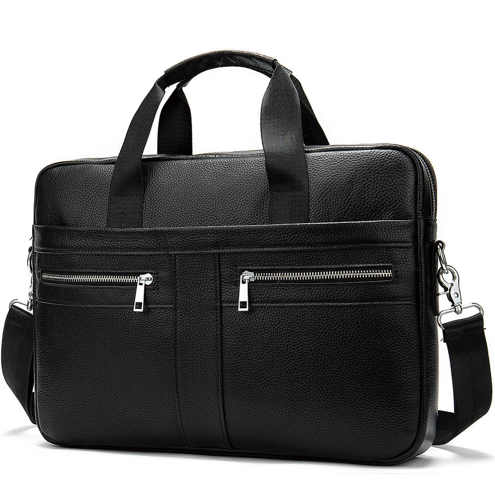 Men's Leather Business Briefcase
