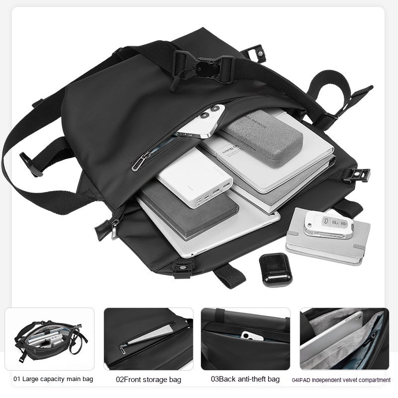 Large Capacity Men's Fashion Messenger Bag