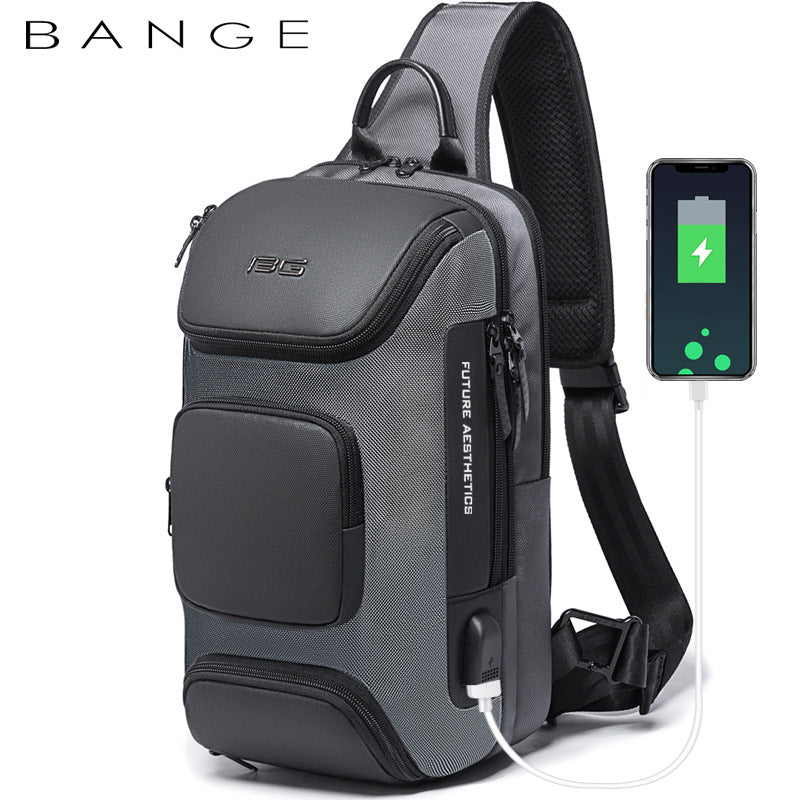 Chest Bag Messenger Bag Men's Fashion Casual Shoulder Bag Slanted Shoulder Bag Single Shoulder Bag Men's Bag Trend Brand