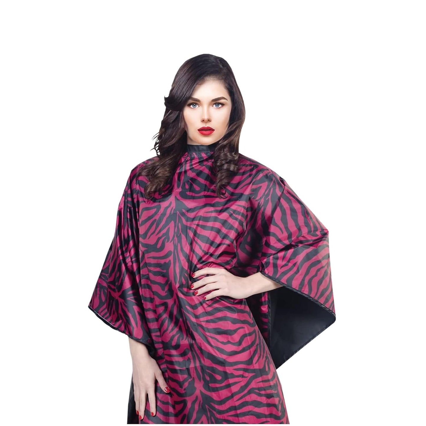 Cricket Flip Reversible Zebra All Purpose Cape for Salon Barbershop Professionals
