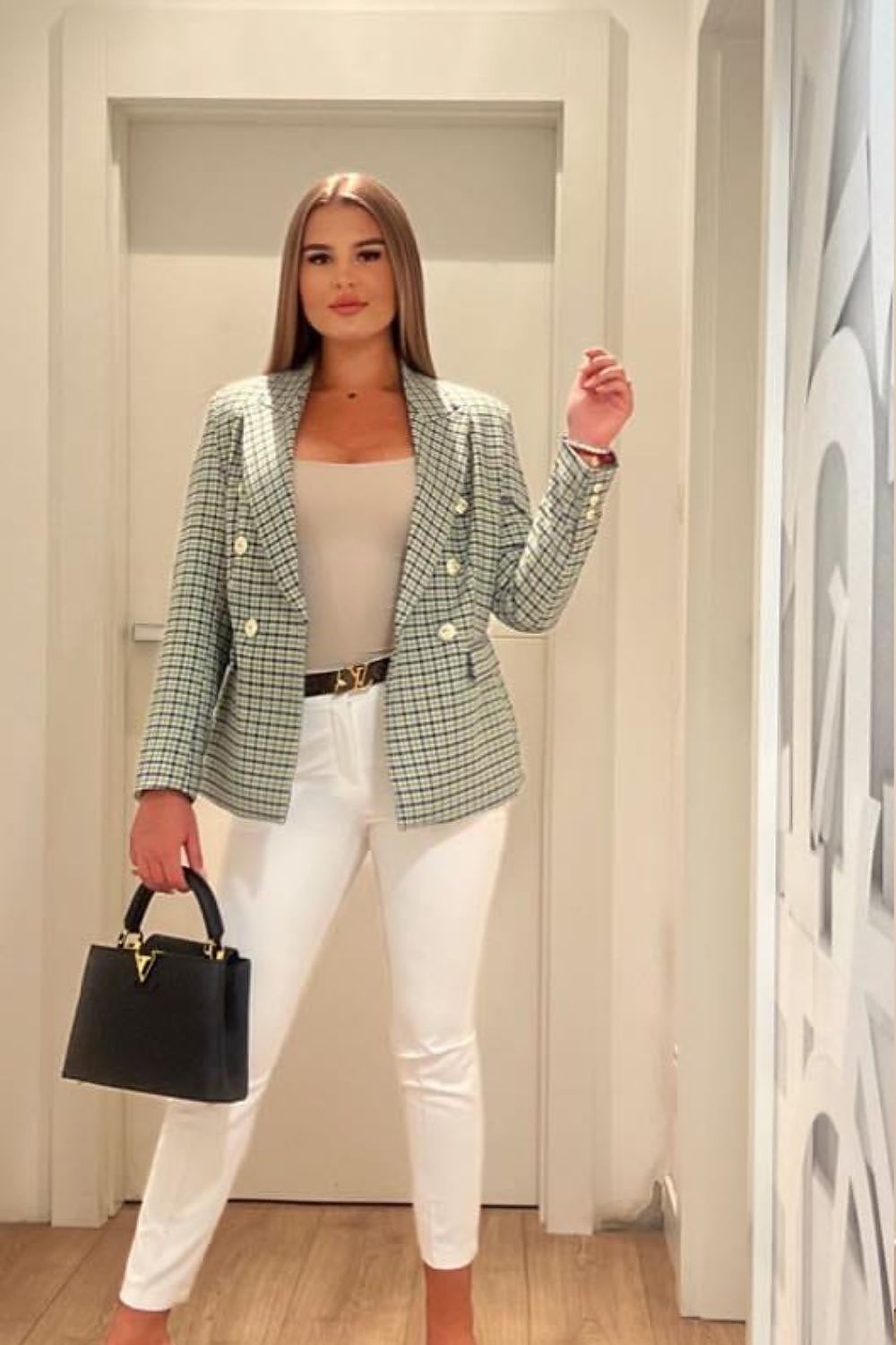 Women's Slim-Fit Blazer with Satin Lining