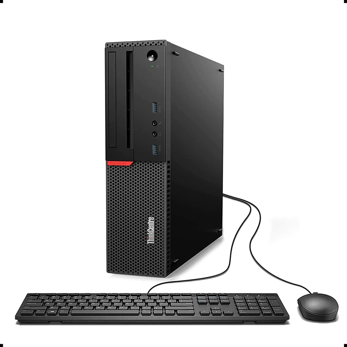 Style Loft Collection x Lenovo ThinkCentre M900 SFF Desktop Computer PC Intel Quad Core i5-6500T 16GB DDR4 RAM 1TB SSD 4K 2-Monitor Keyboard and Mouse Bluetooth AC Wi-Fi VGA HDMI Windows 10 Pro(Renewed)