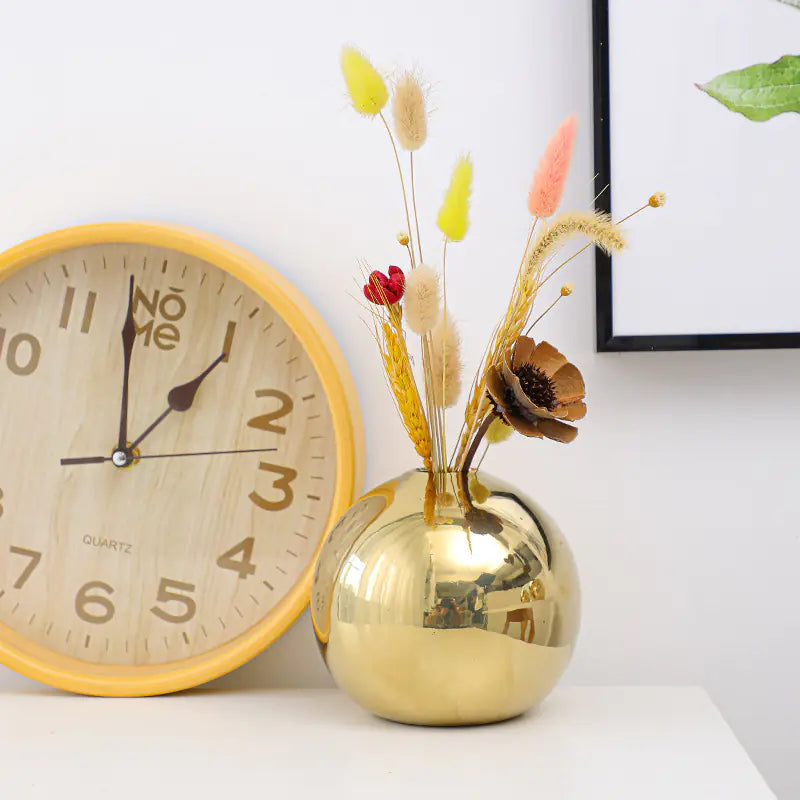 Style Loft Collection Electroplated Ceramic Gold Vase